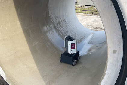 Scanner im Rohr Scanner im Rohr